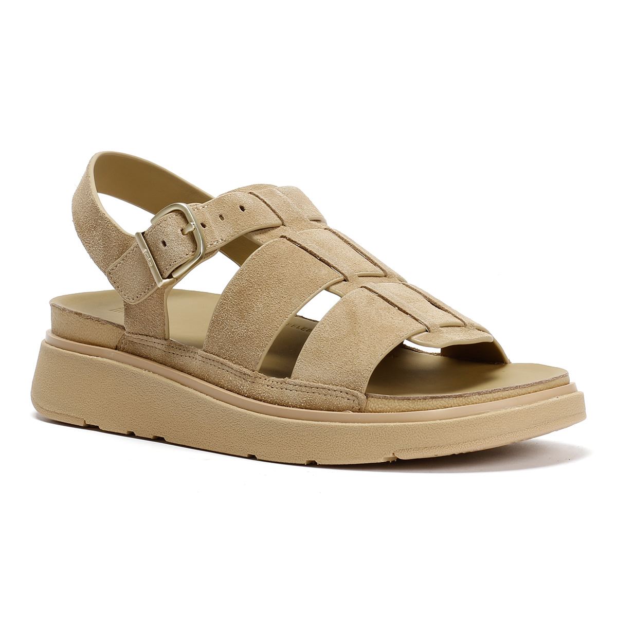 FitFlop GEN-FF Fisherman Wildleder Damen Braune Sandalen