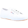 Superga 2750 Leder Damen Weiße Turnschuhe