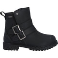 Hunter Ness Damenlederstiefel In Schwarz