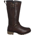 Hunter Skye Tall Leder Damen Braune Stiefel
