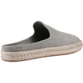 TOMS Santiago Mule Leder Herren Hausschuhe In Vetiver-Grau