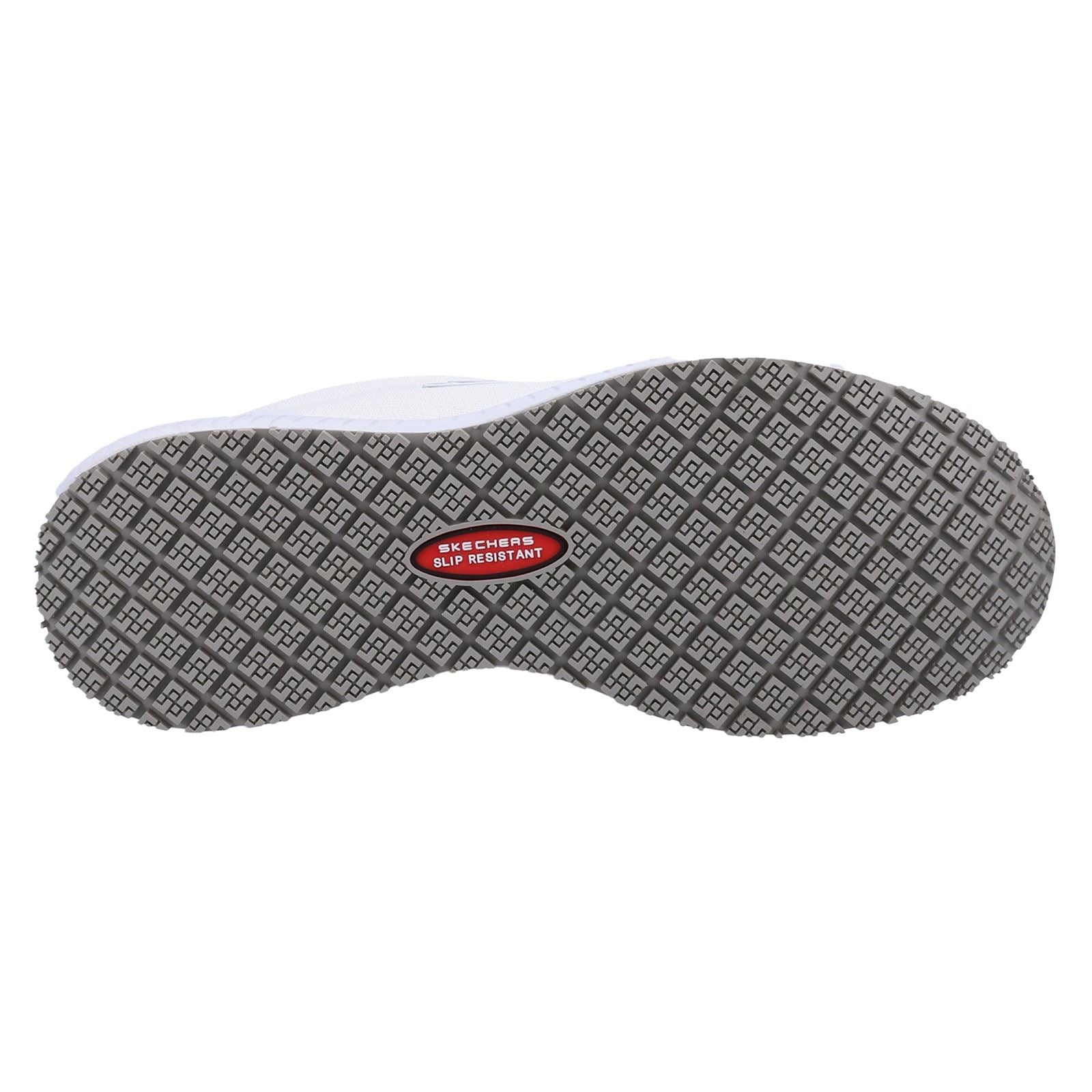Skechers Workwear Squad SR Textile Damen Weiße Sicherheitssneaker