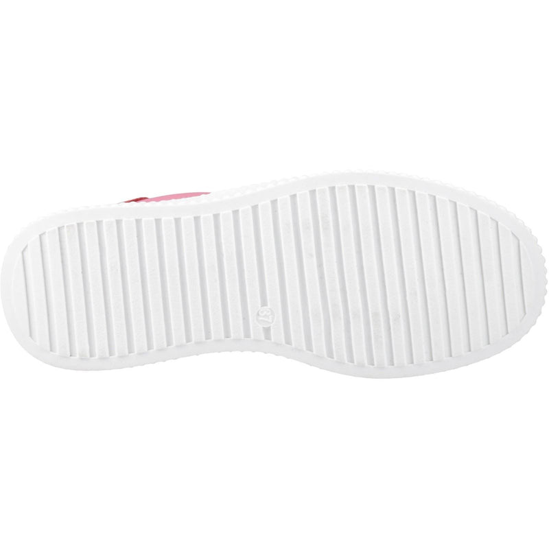 Hush Puppies Holly Damen Wildleder Sneaker In Fuchsia