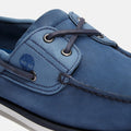 Timberland Classic 2 Eye Lederschuhe Für Herren In Blau Mit Schnürung