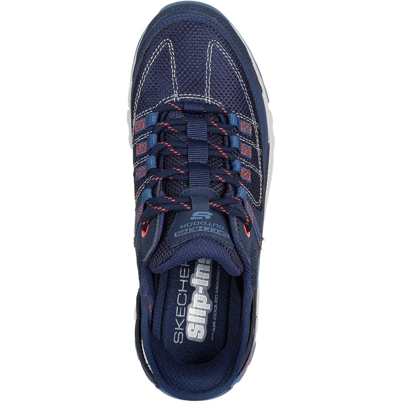 Skechers Summits AT Synthetische Damen-Wanderstiefel In Marineblau/Koralle