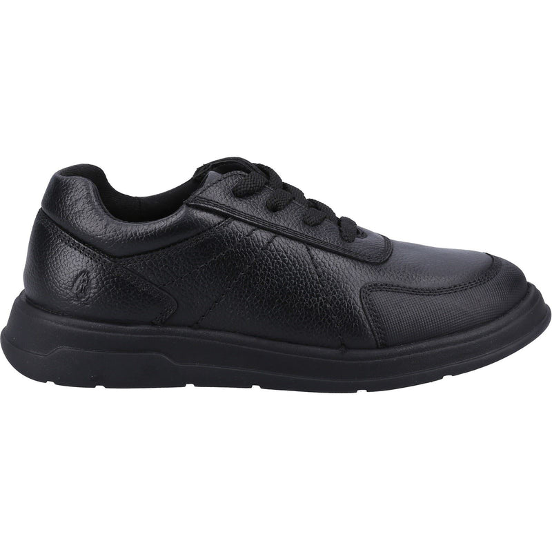 Hush Puppies Robert JNR Die Schwarzen Schnürschuhe Für Jungen Aus Leder