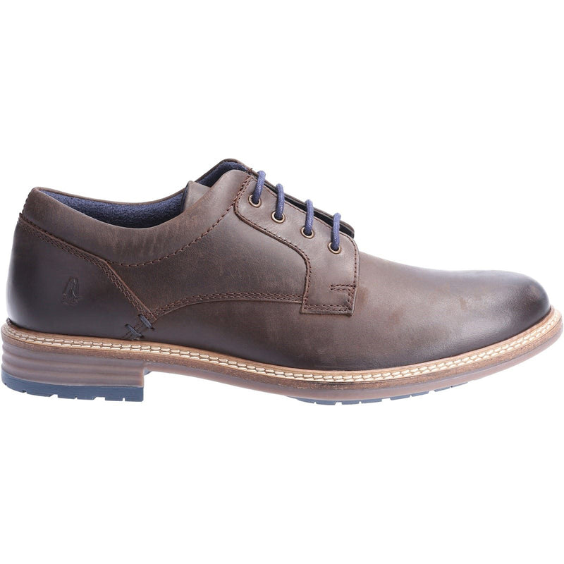Hush Puppies Julian Leder Herren Braune Schnürschuhe