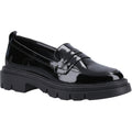 Hush Puppies Reece Damen-Schwarze Farbe-Lederloafer