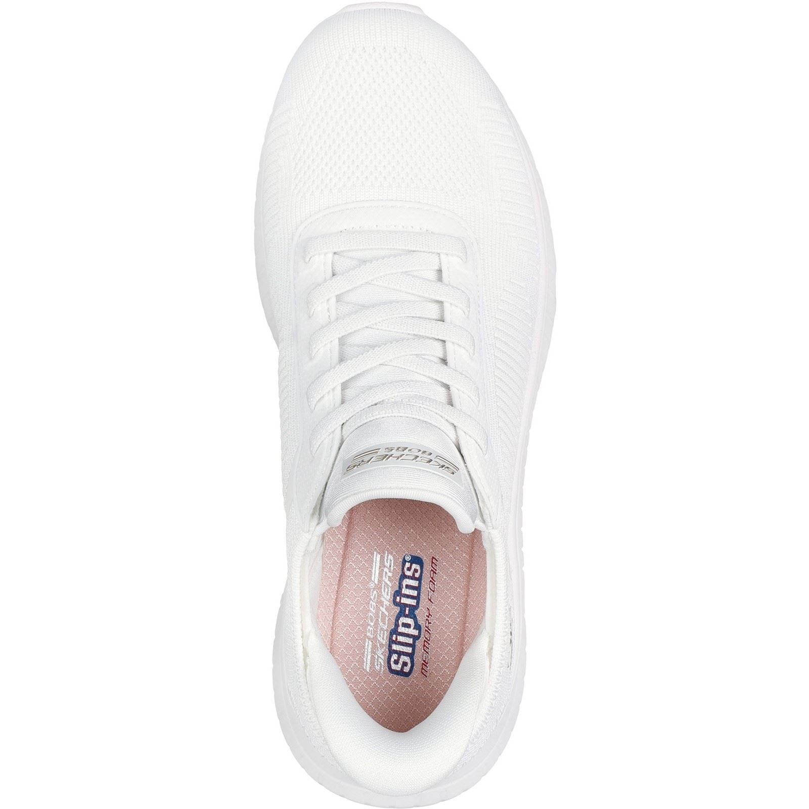 Skechers BOBS Sport Squad Chaos Damen Sneaker In Off Weiß Aus Textil