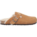 Hush Puppies Jade Leder Damen Hausschuhe In Tan