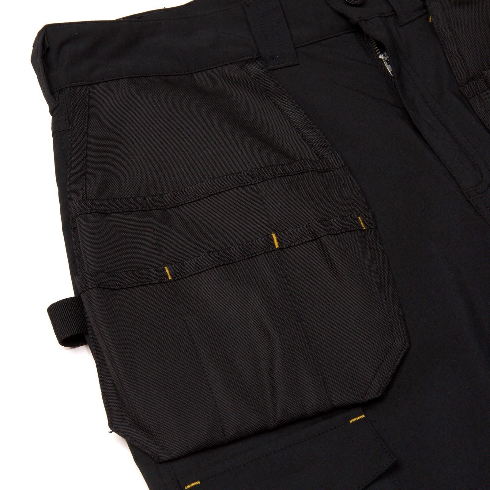 Caterpillar Nexus Holster Stretch Pocket Baumwoll Herren Schwarze Farbe Outdoor Hosen
