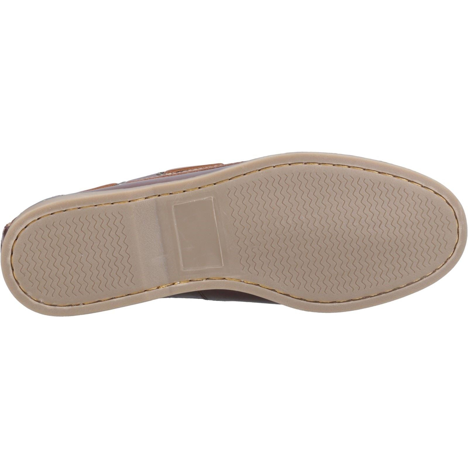 Hush Puppies Wilson Herren Bootsschuhe Aus Braunem Leder