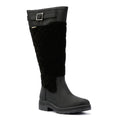 Barbour Oak Tall Damenstiefel Aus Schwarzem Wildleder