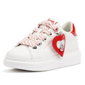 Karl Lagerfeld Kapri Valentine Pendant Damen Sneaker Aus Weißem Leder