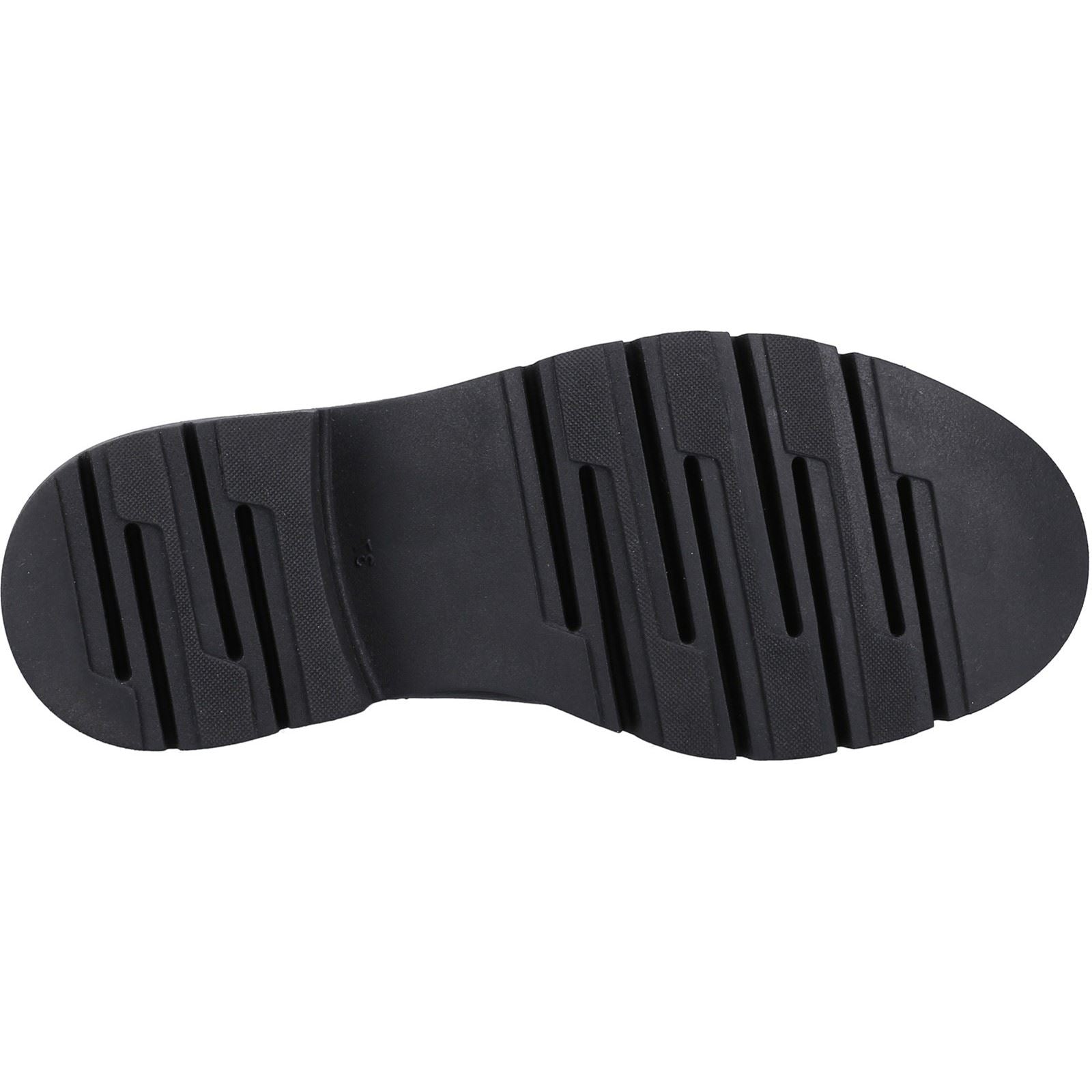 Hush Puppies Rowan Damenlederstiefel In Schwarz