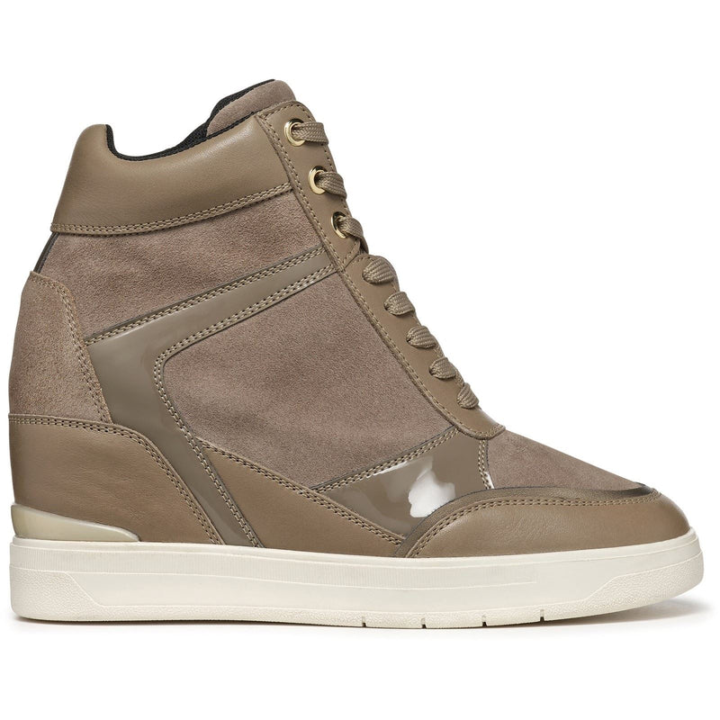 Geox D Maurica Damen Dunkelbraune Sneakers