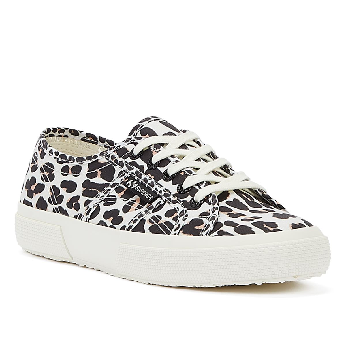 Superga 275 Damen-Sneaker In Beige Mit Hellem Leopardenmuster