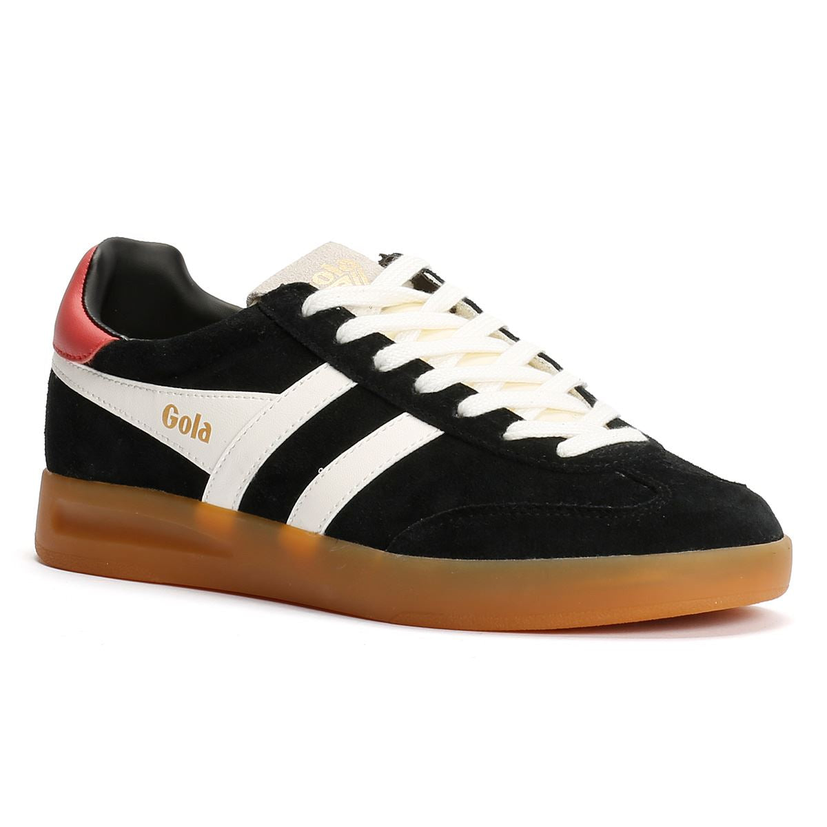 Gola Cyclone Wildleder Damen Schwarz Sneakers
