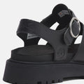 Timberland Clairemont Way Fisherman Damen Sandalen Aus Schwarzem Leder