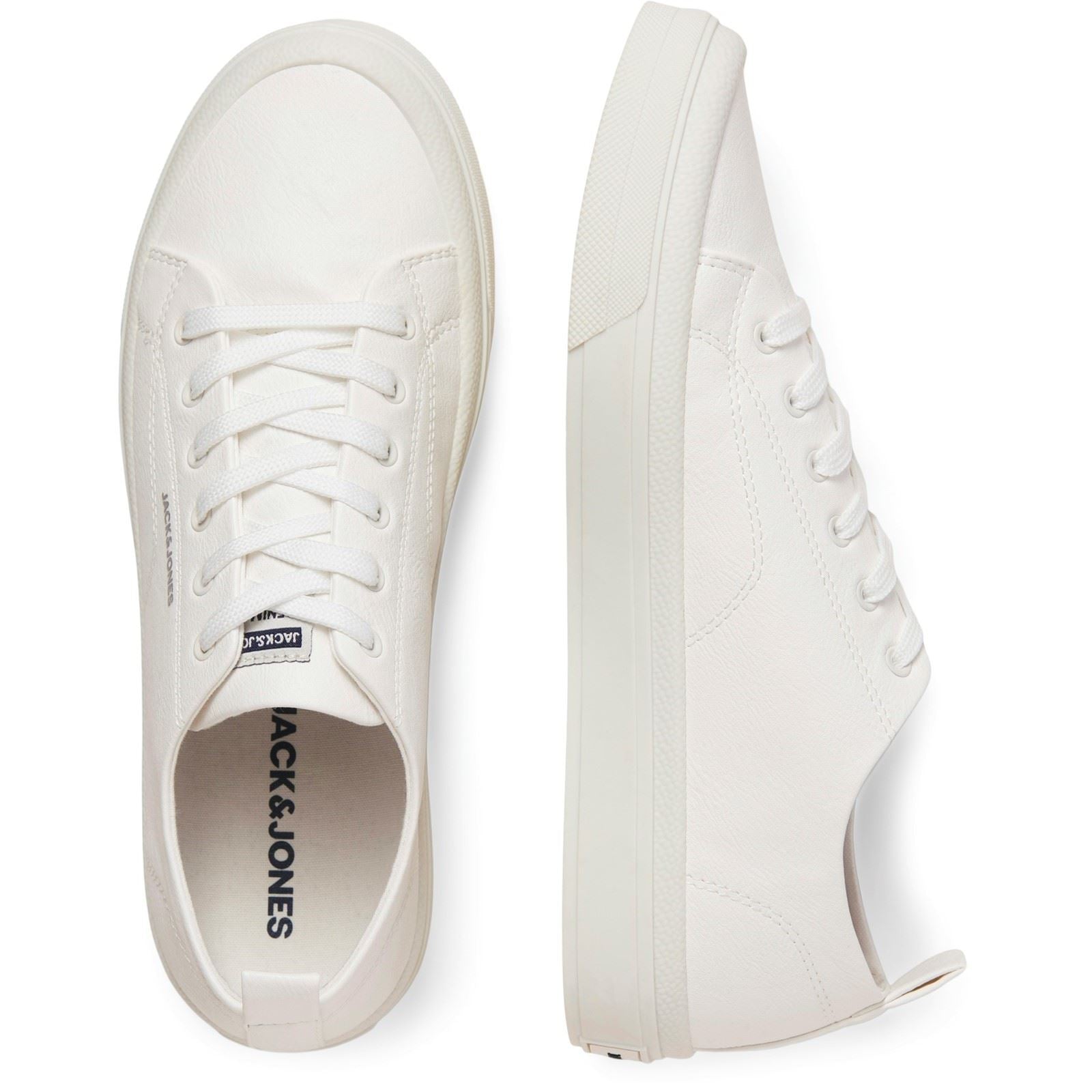 Jack & Jones Bayswater Herren Sneaker Aus Polyurethan In Strahlendem Weiß