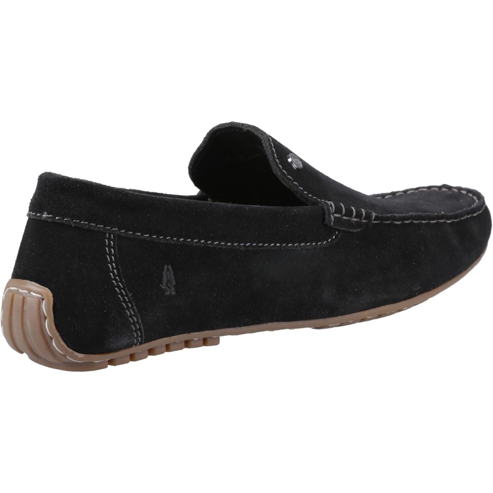 Hush Puppies Ralph Suede Herrenschwarze Lederslipper