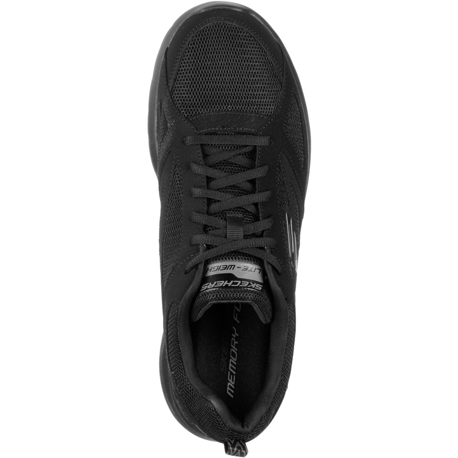 Skechers Dynamight 2.0 Netz Herren Schwarze Turnschuhe