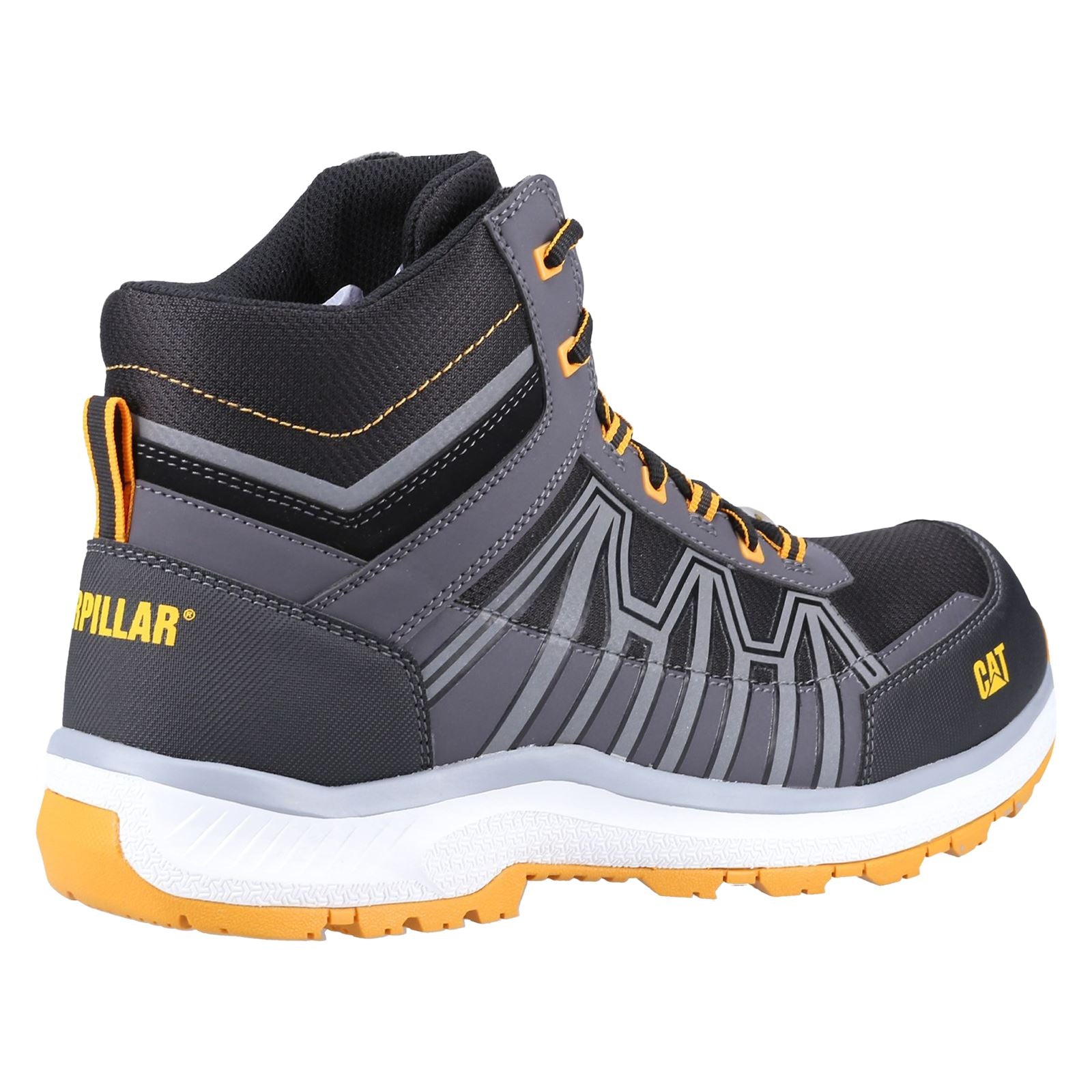 Caterpillar Lade Pu/Mesh/Tpu Schwarz/Orange Wanderschuhe