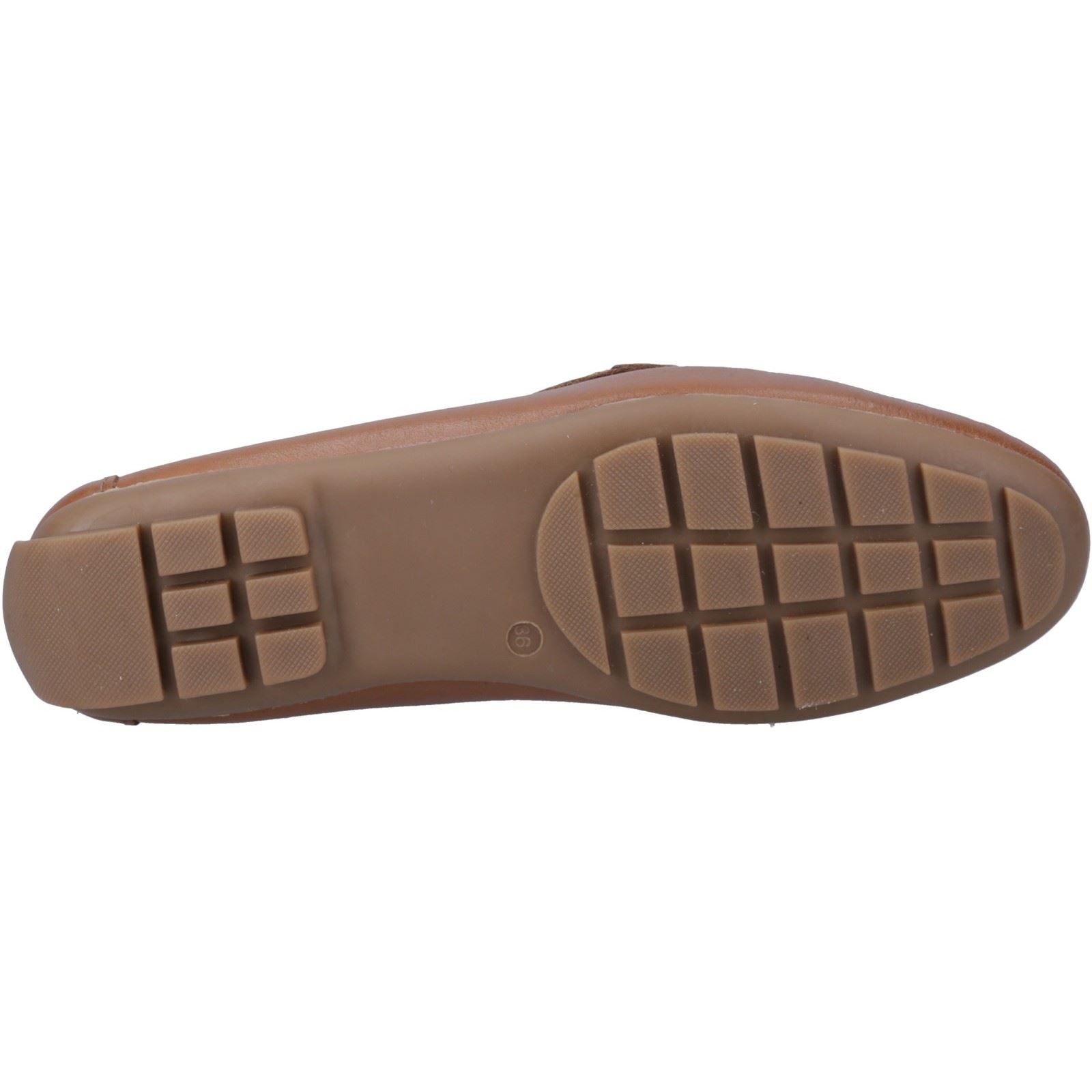 Hush Puppies Eleanor Leder Damen Tan Loafers