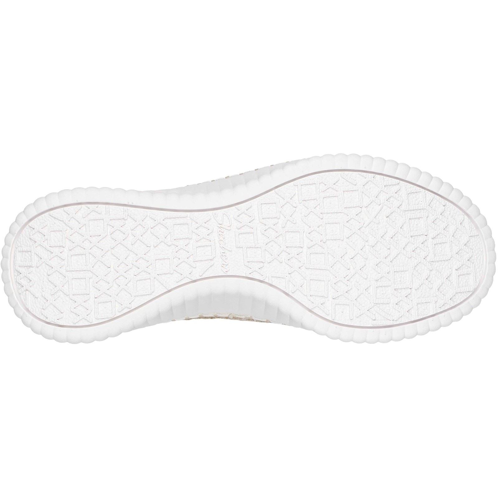 Skechers Wilshire Blvd - Bellevue Polyester Damen Sneaker In Weiß