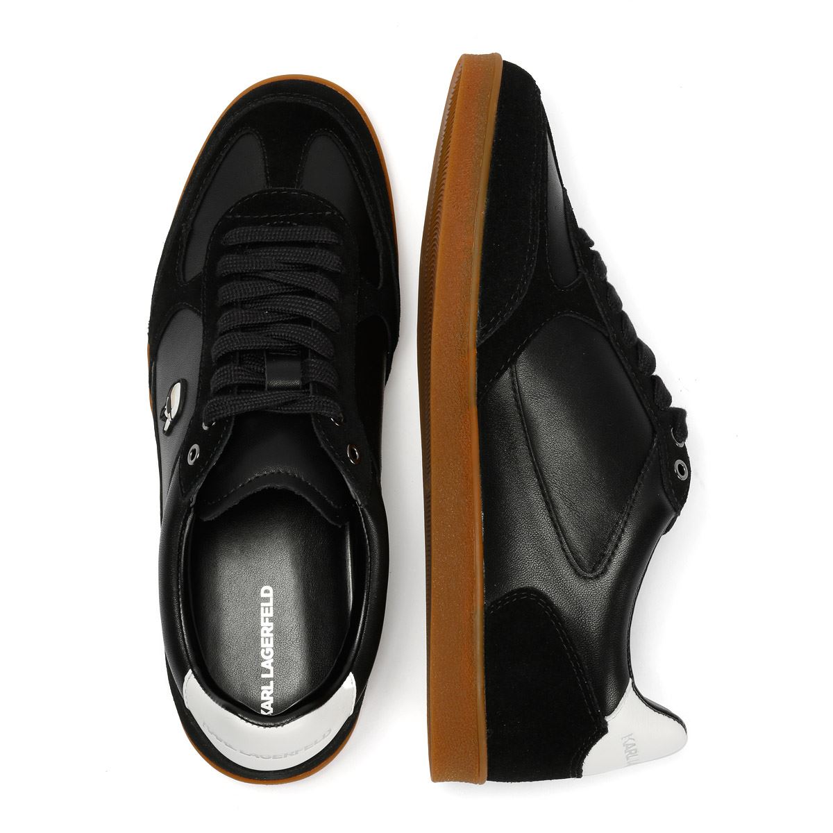 Karl Lagerfeld Kandidate NFT Leder Damen Schwarze Sneaker