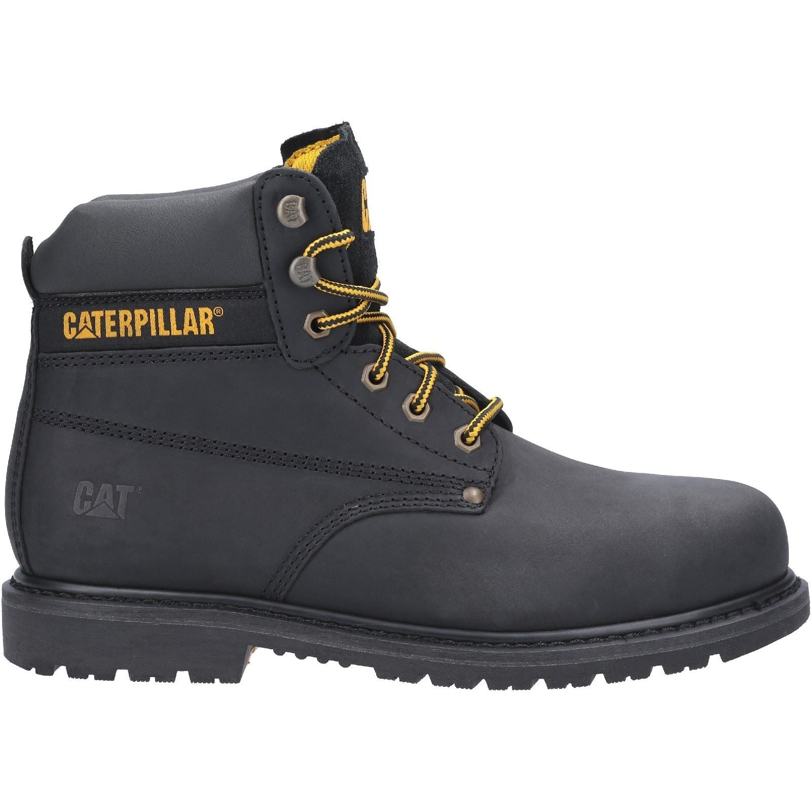 Caterpillar Powerplant Nubuck Schwarze Farbe Sicherheitsstiefel