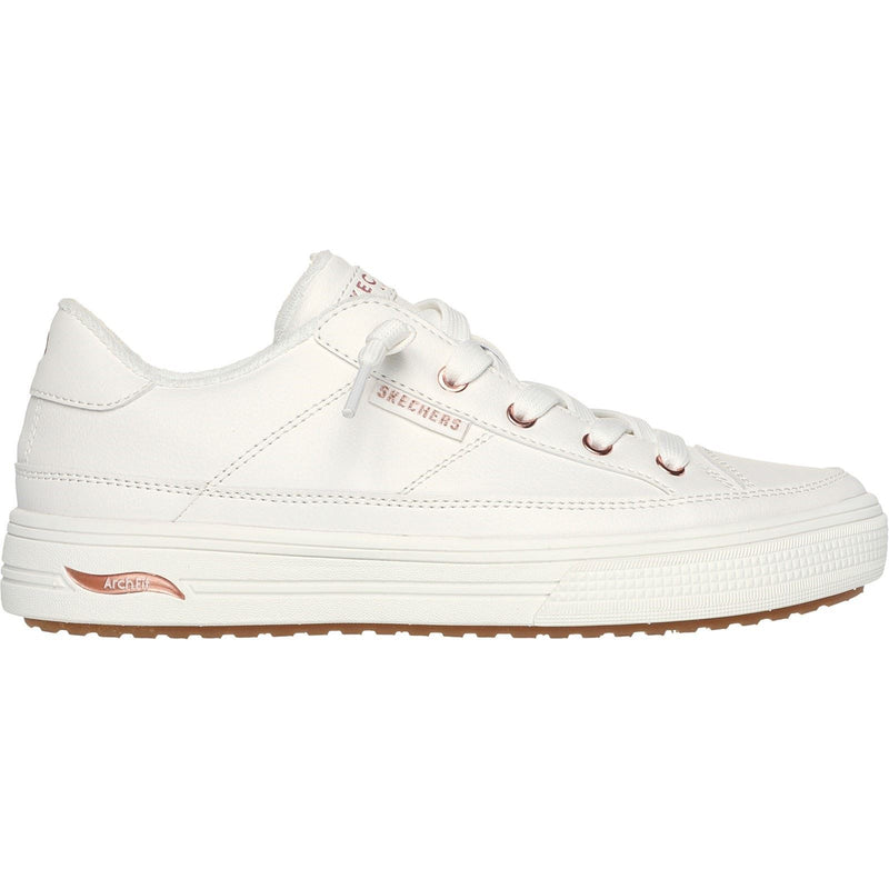 Skechers Arch Fit Arcade On My Way Synthetik Damen Sneaker In Weiß