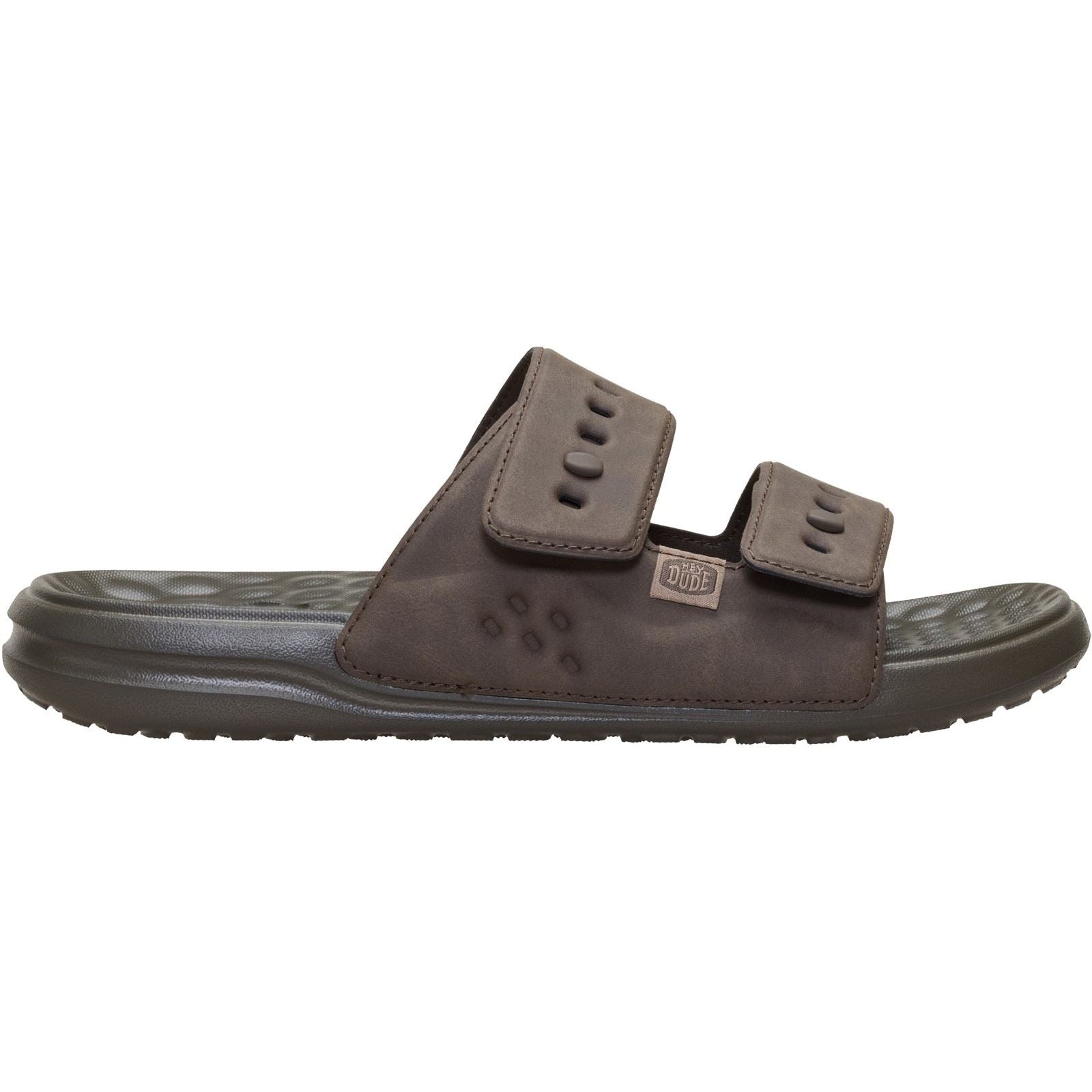 HEYDUDE Wave 2 Strap Polyurethan Herren Major Braune Sandalen