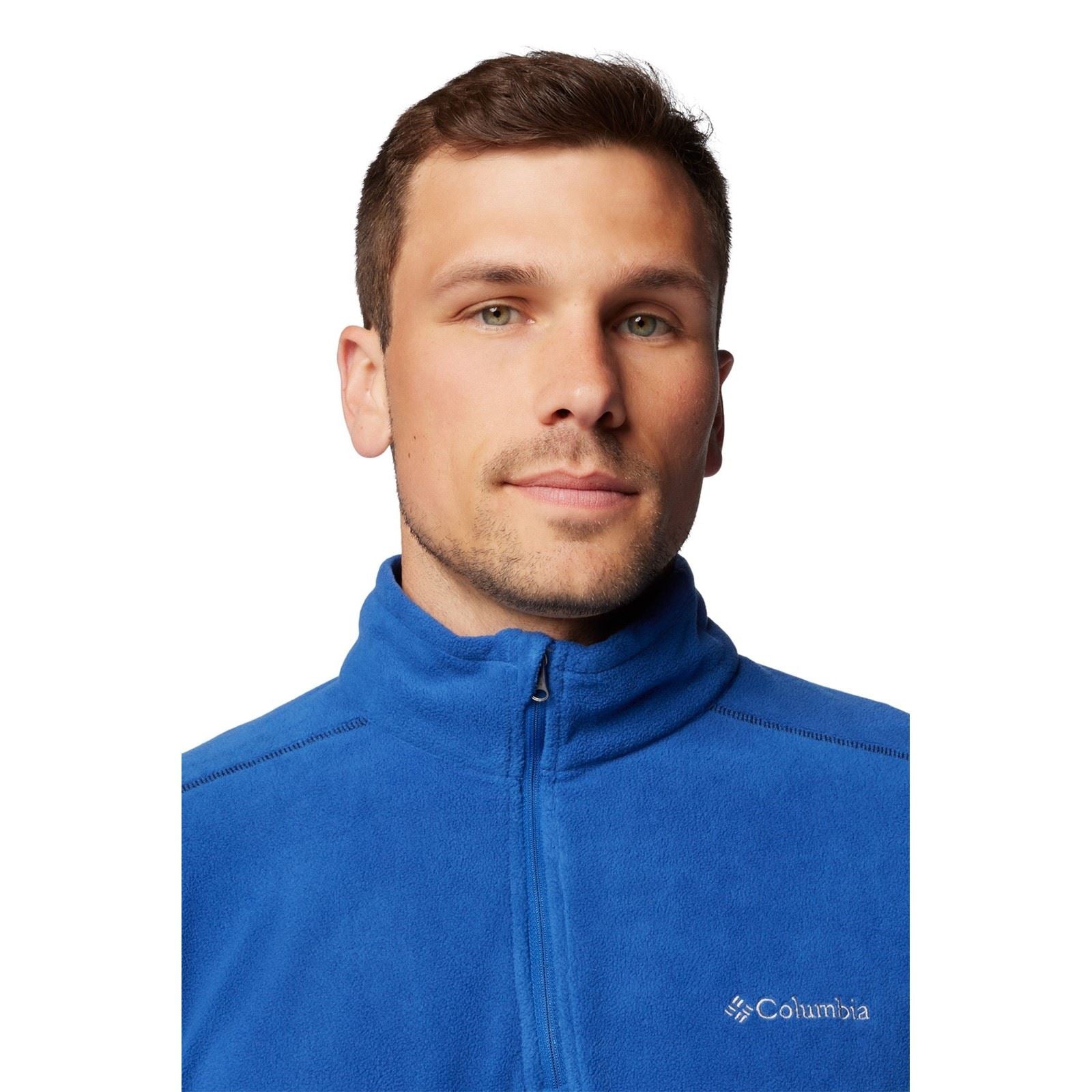 Columbia Klamath Range II Half Zip Herren Blaue Fleecejacke