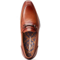 Base London Russo Herren Mokassins Aus Gebranntem Tan-Leder