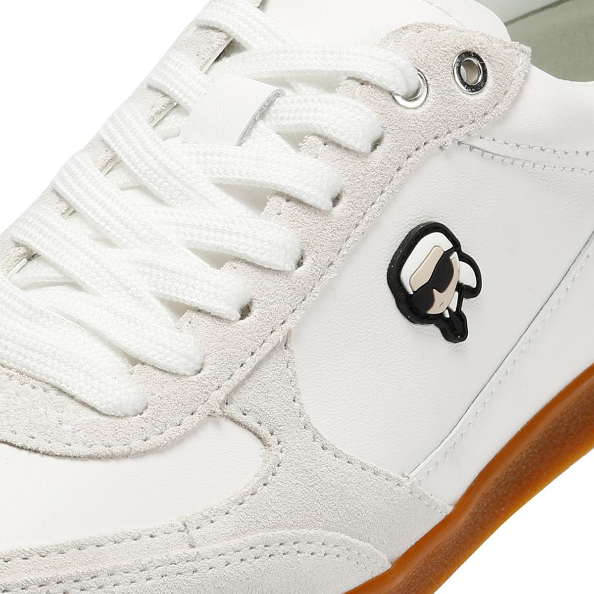 Karl Lagerfeld Kandidate NFT Leder Damen Weiße Sneakers