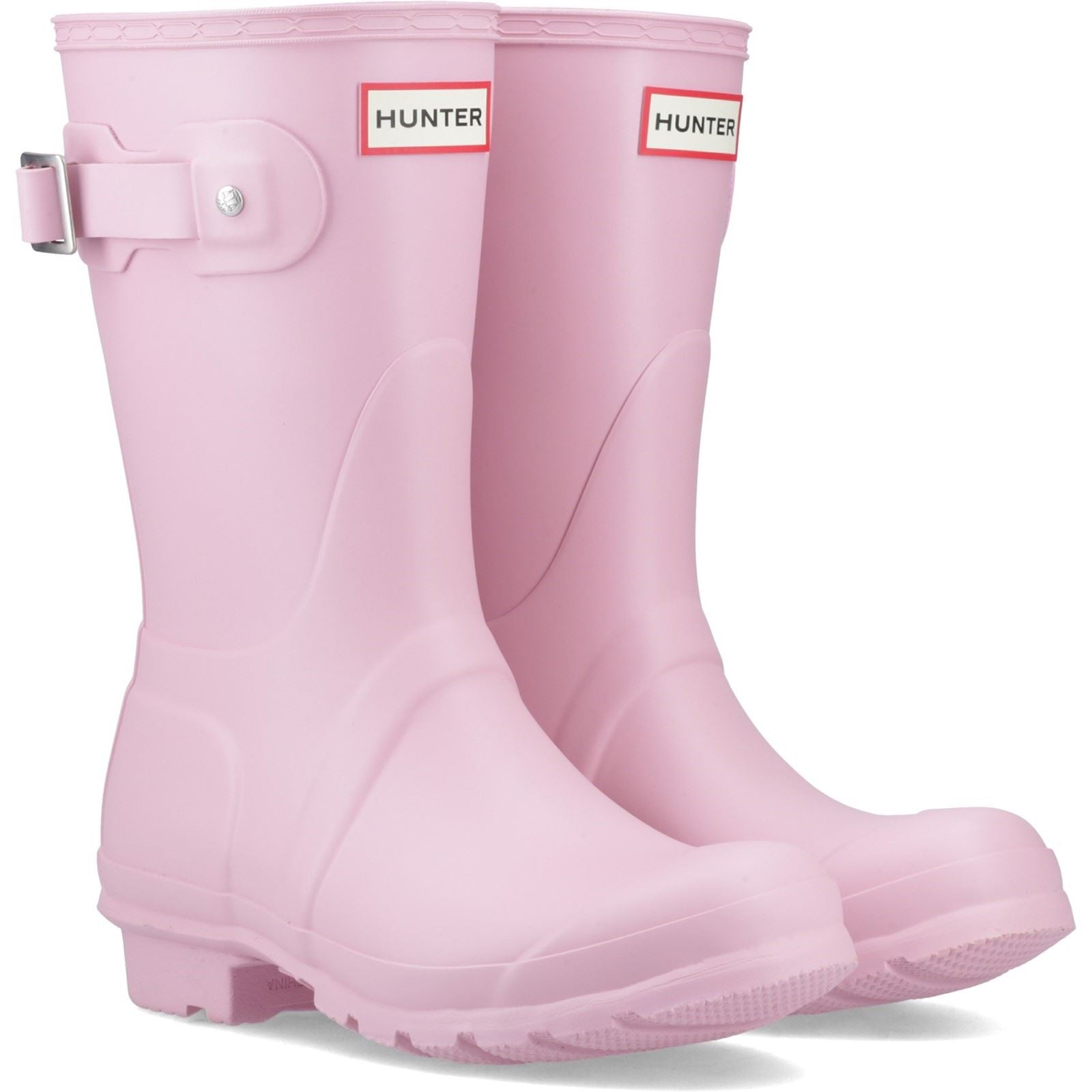 Hunter Original Short Damen Gummistiefel In Pink Nektar
