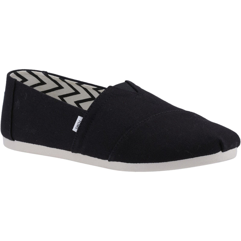 TOMS Alpargata 100% Baumwolle Herren-Schwarze Farbespadrilles