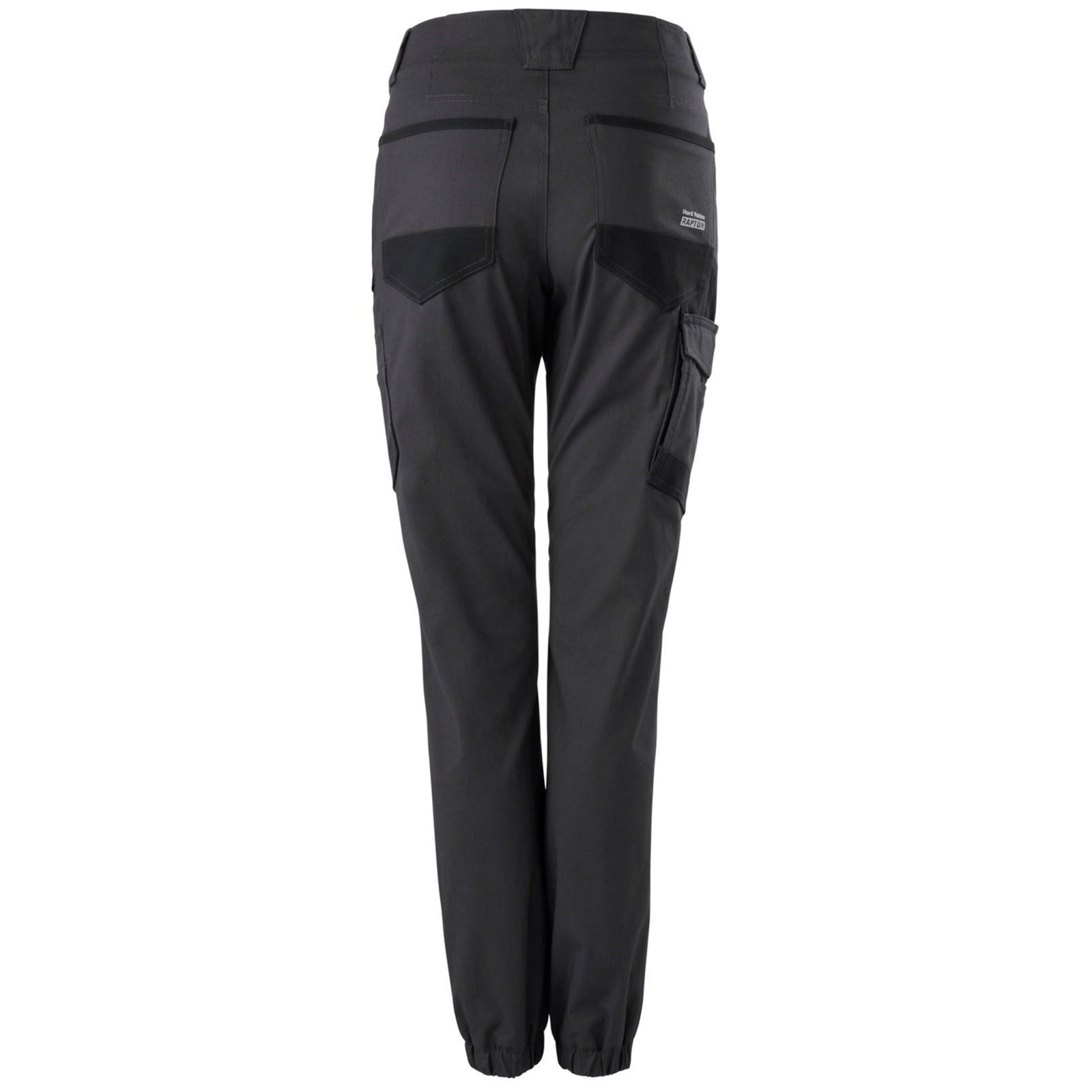 Hard Yakka Raptor Cuffed Baumwolle Damen Schwarze Outdoor Hosen