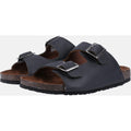 Hush Puppies Nash Slider Herren Sandalen Aus Schwarzem Leder