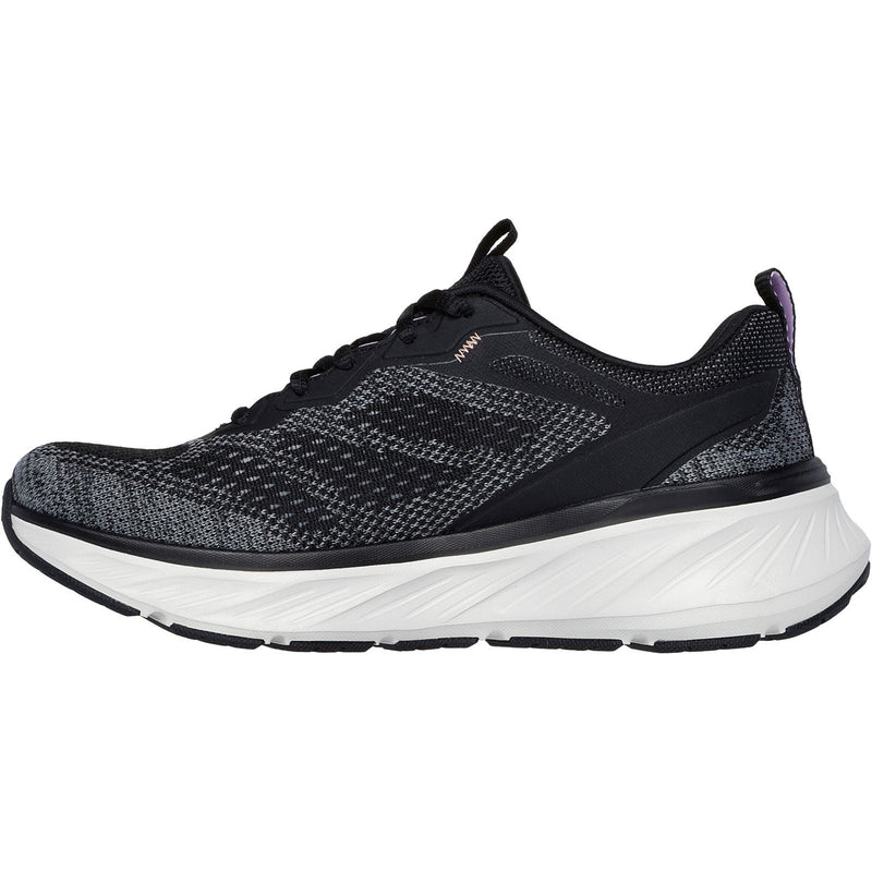 Skechers Edgeride Power Flow Textile Damenschuhe Schwarz/Lavendel