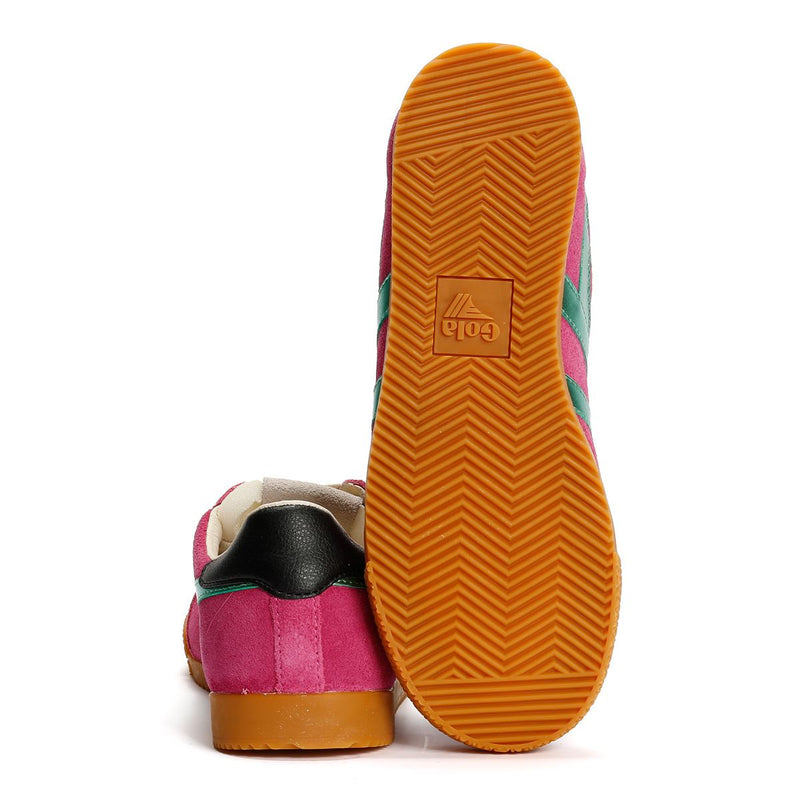 Gola Elan Glitz Damen Turnschuhe Aus Wildleder In Rosa