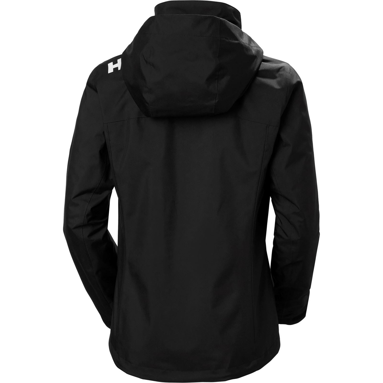 Helly Hansen Sport Crew Hooded Midlayer Sailing Jacket 2.0 Damen Schwarze Segeljacke