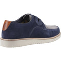 Hush Puppies Orion Herren Wildleder Schnürschuhe In Marineblau/Grau