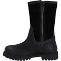 Hunter Shaws Leder Damen Schwarze Stiefel