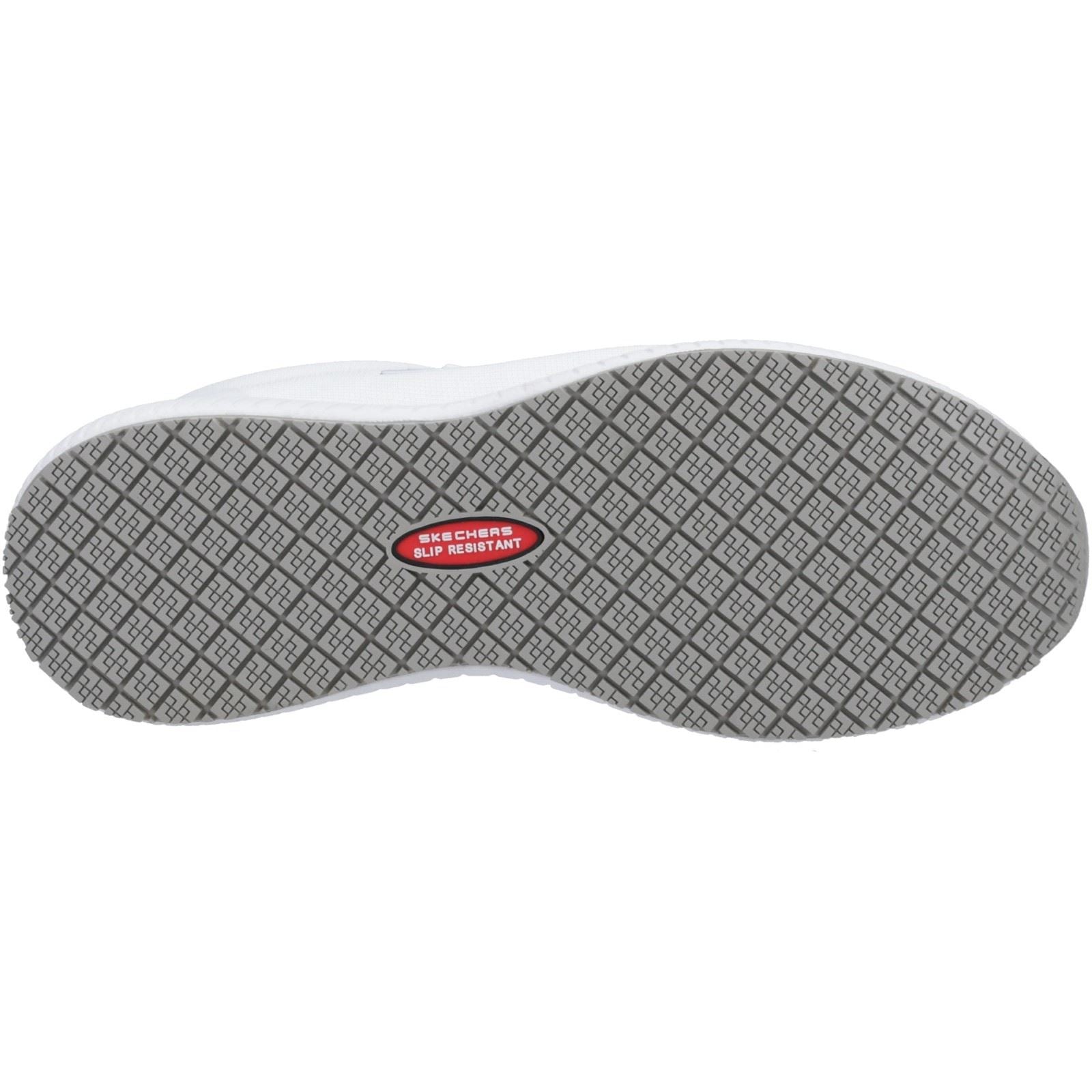 Skechers Workwear Squad SR Myton Textil Herren Weiße Sicherheitssneaker