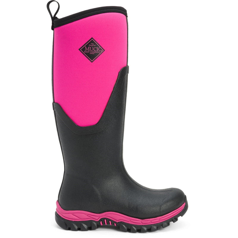 Muck Boots Arctic Sport II Tall Gummistiefel Schwarz/Rosa