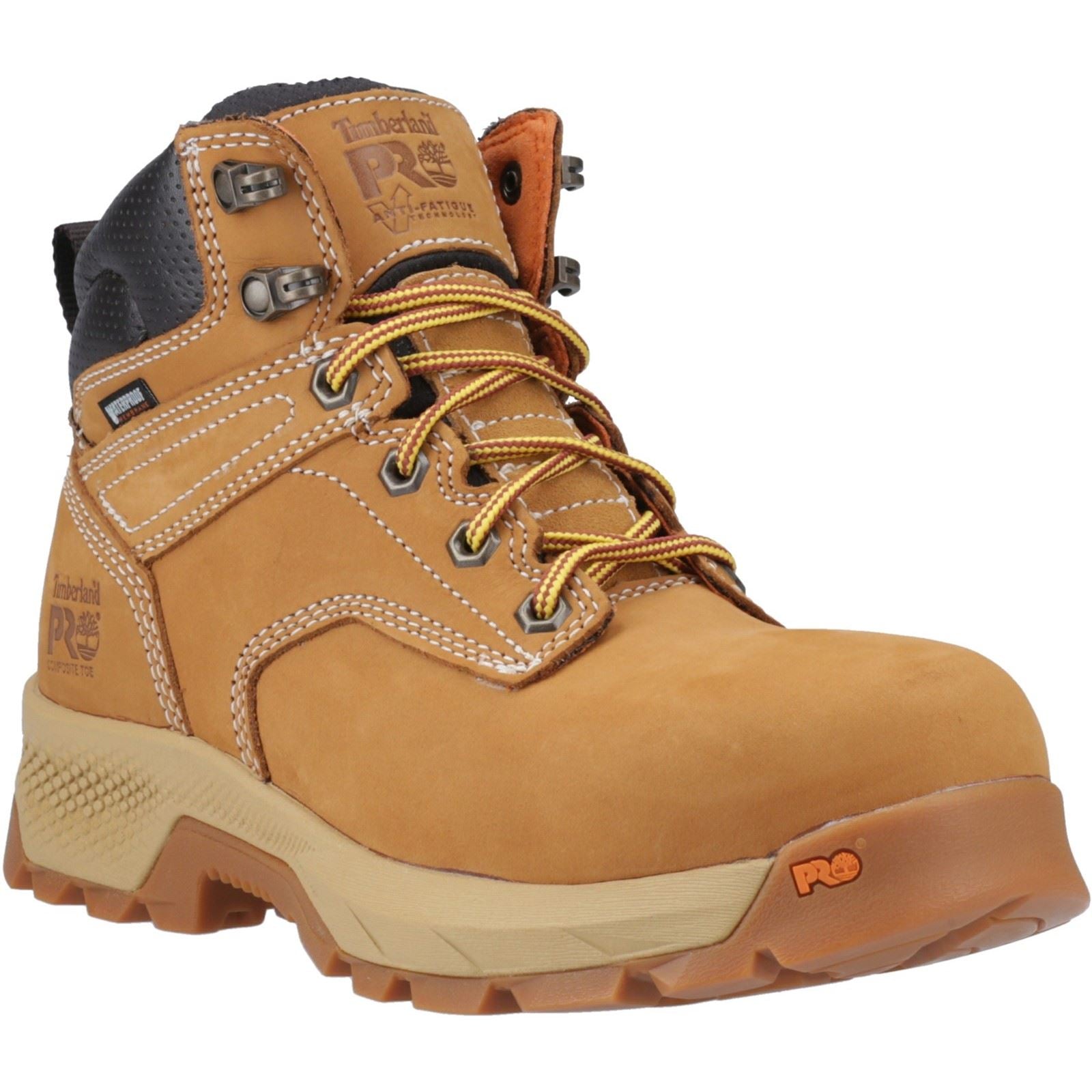 Timberland Pro Titan Sechs Zoll Leder Frauen Weizen Sicherheitsschuhe
