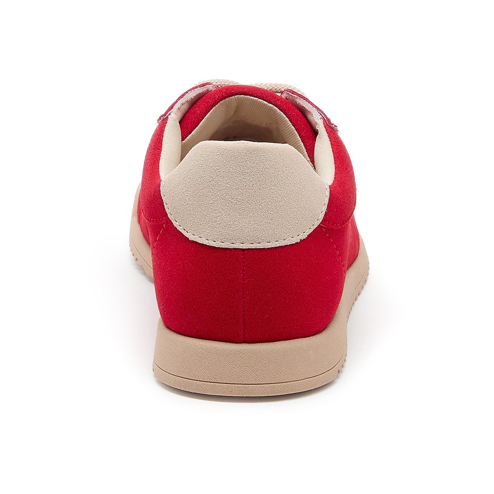 Rocket Dog Bertie Pella Textile Damen Rote Sneakers