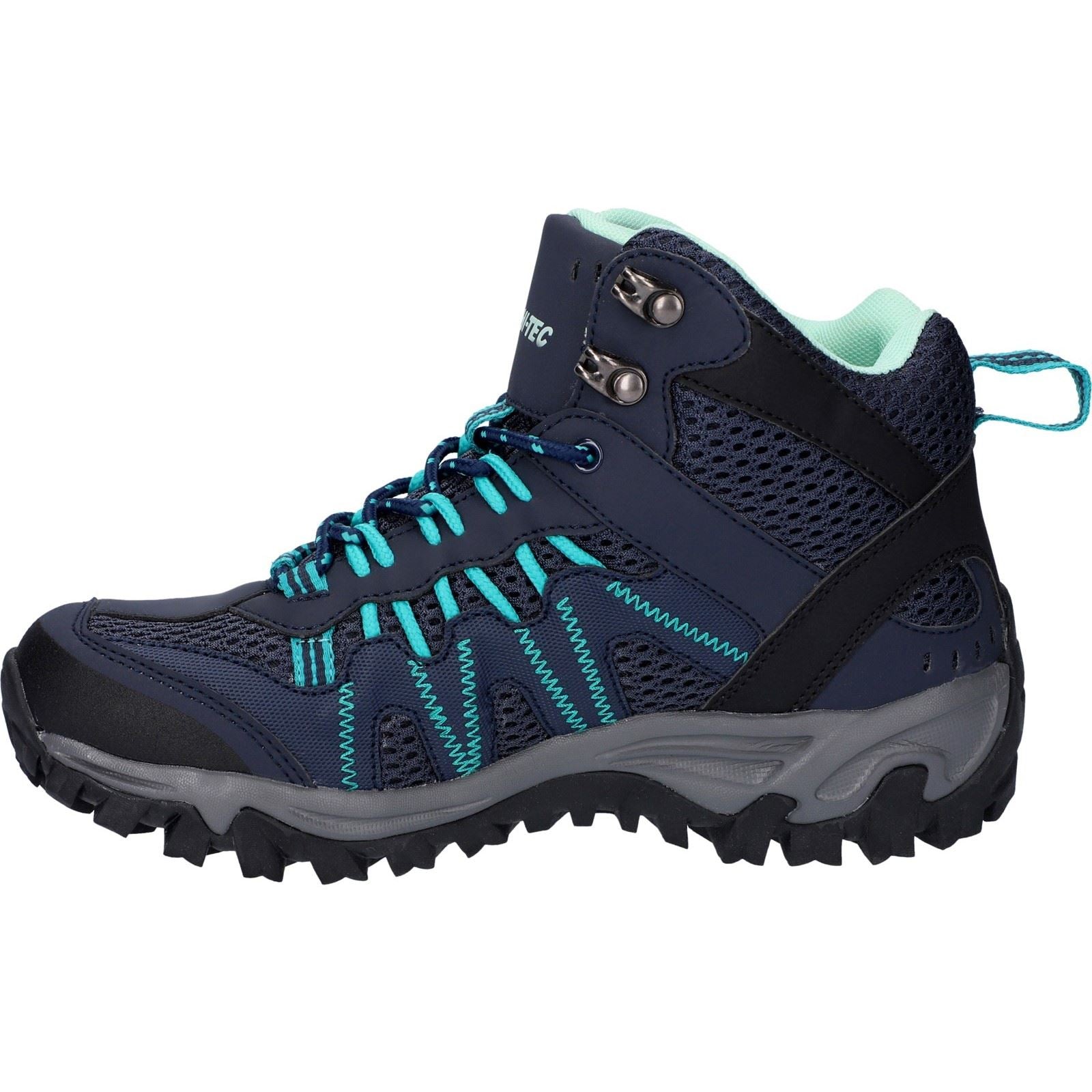 Hi-Tec Jaguar Mid Polyester Damen Wanderschuhe In Sky Captain/Navigate